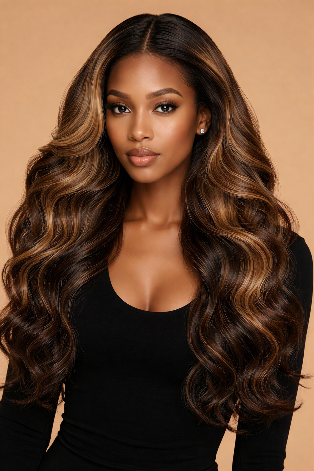 Deep Wave 13x4 Transparent Lace Front Human Hair Wig 18"/ 180%