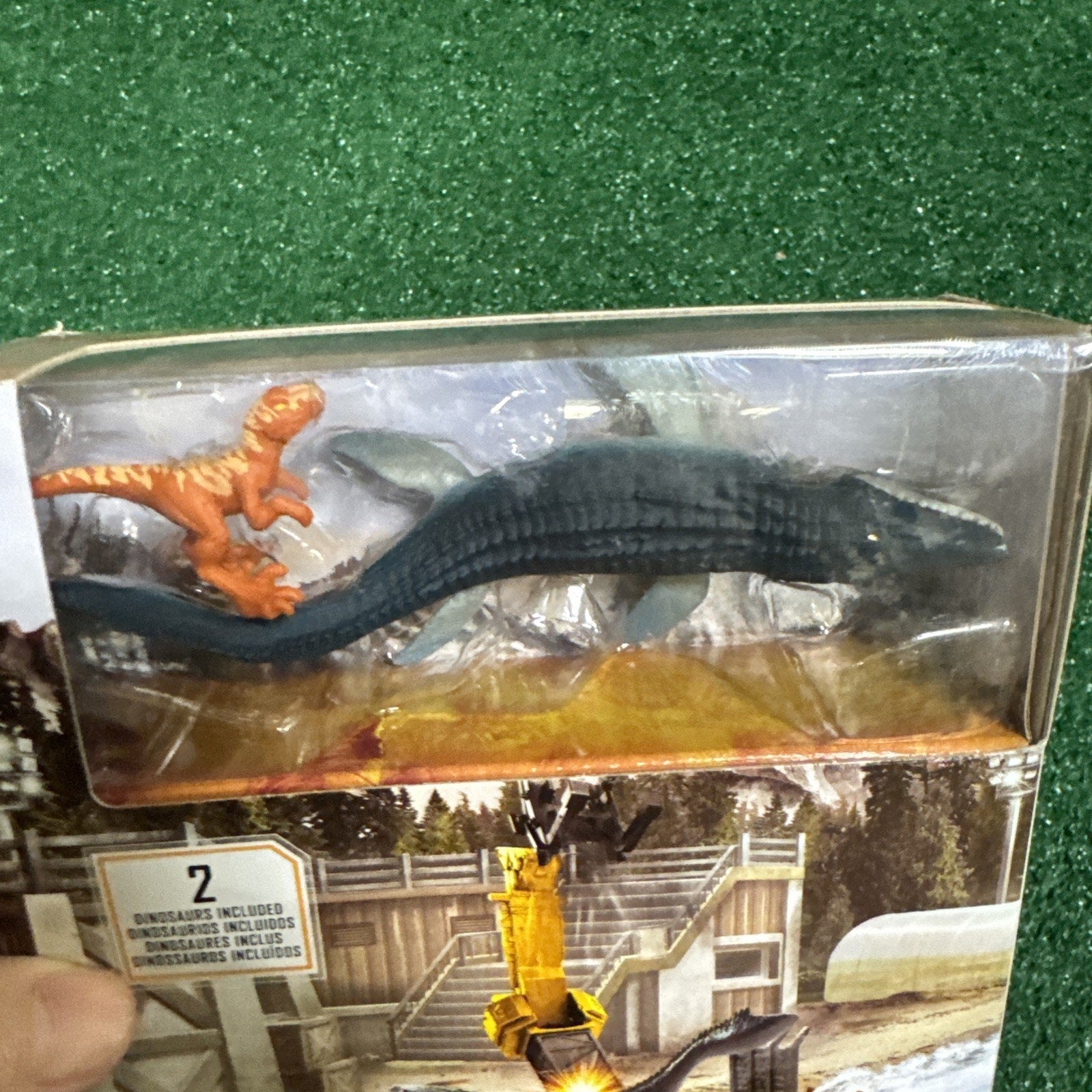 Mattel Jurassic World Dominion Minis Mosasaurus Mayhem Playset
