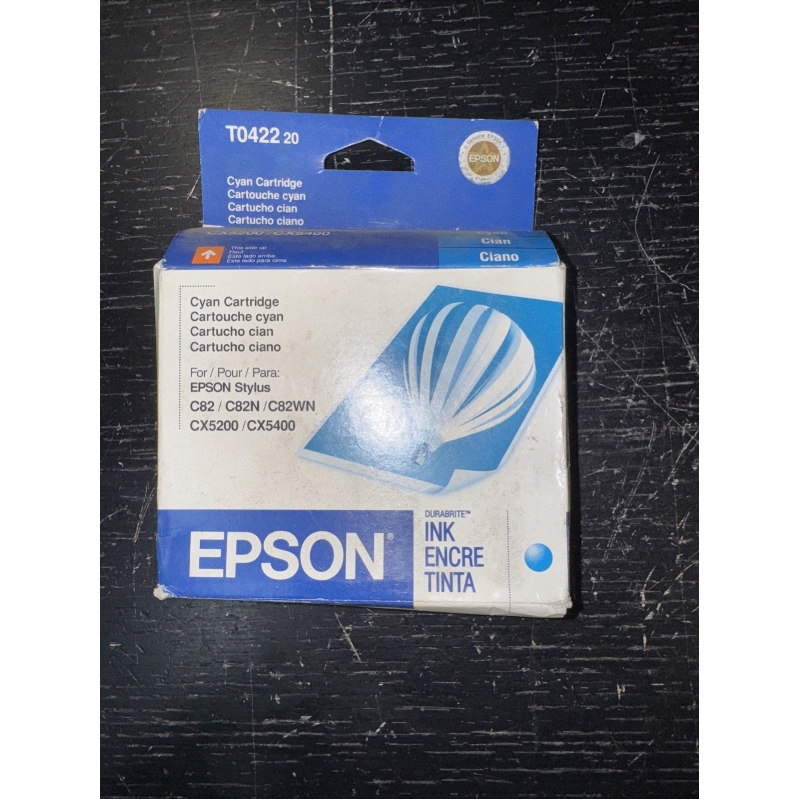 Epson T0422 Cyan Ink Cartridge (Exp. 2005)