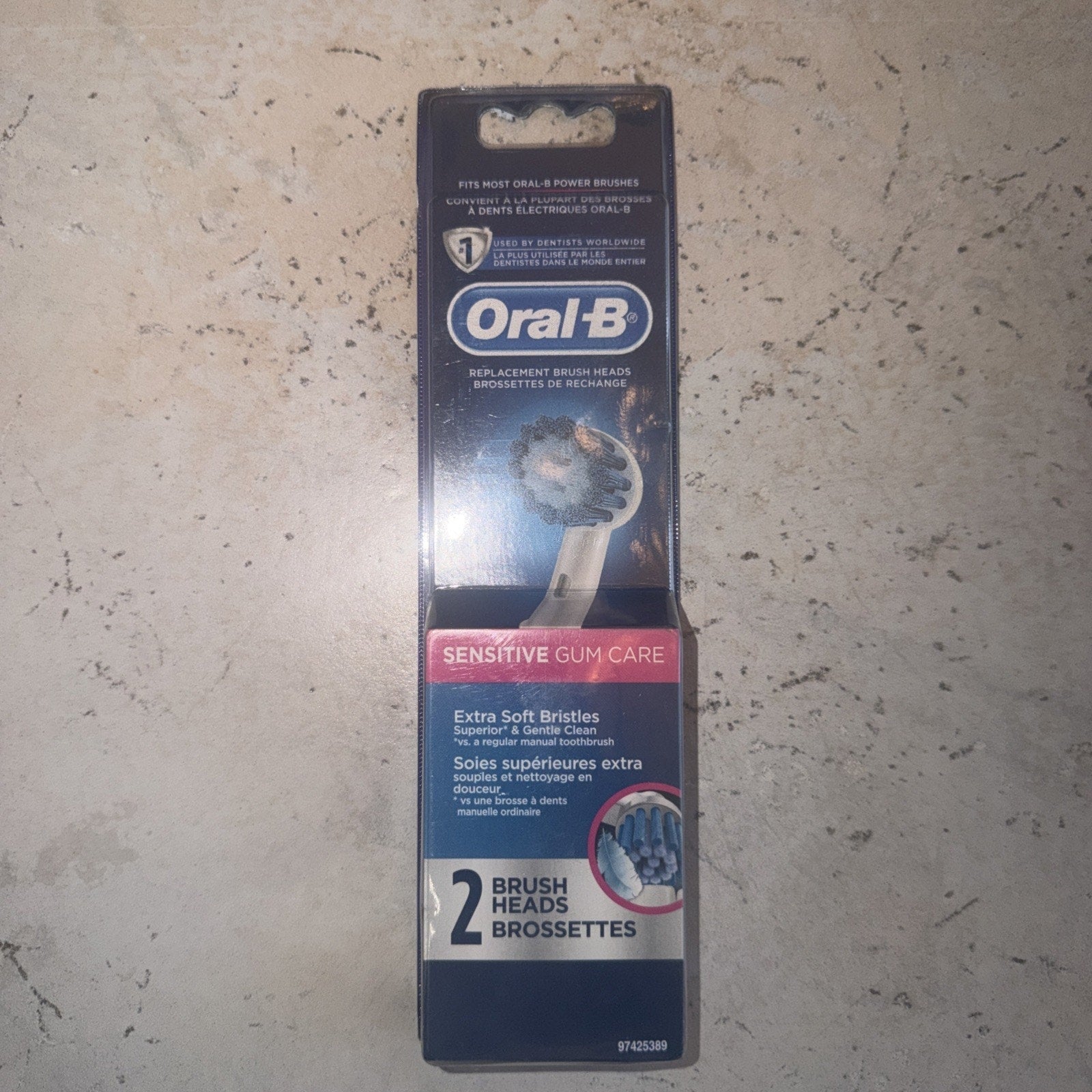 Oral-B Sensitive Gum Care Electric Toothbrush Brush Heads 2 Heads
