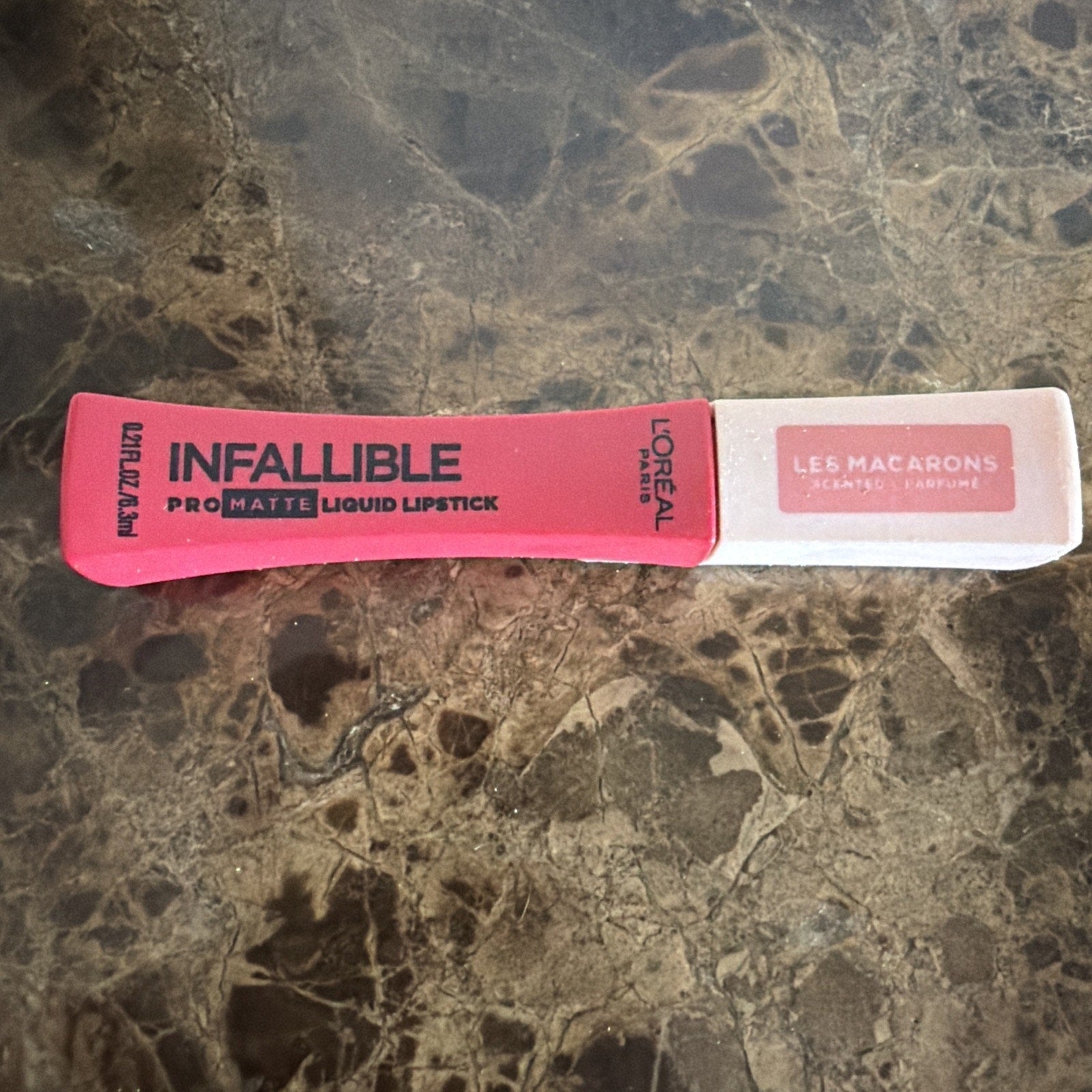 L'Oreal Paris Infallible Pro-Matte Les Macarons Scented Liquid Lipstick, 828 Framboise Frenzy