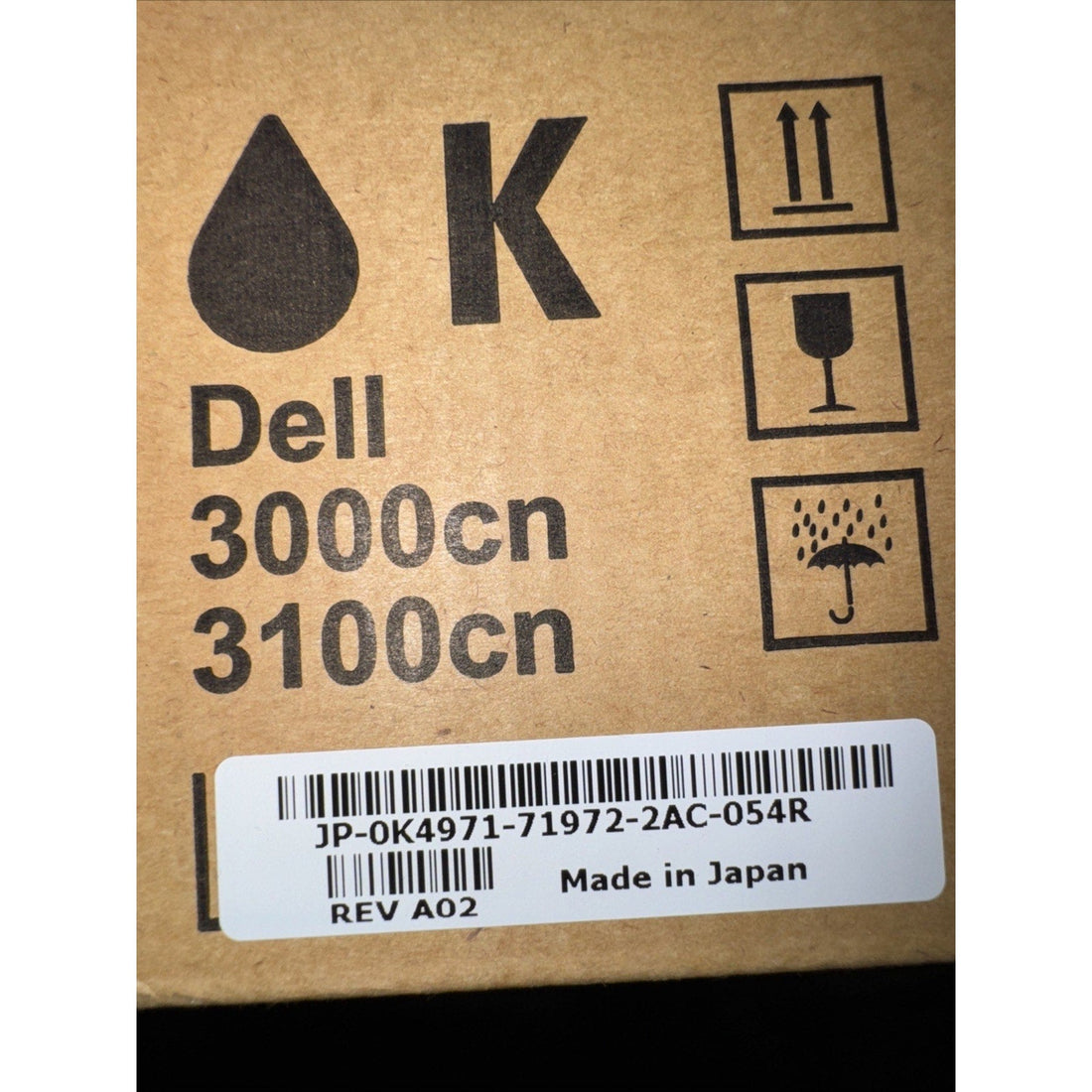 Dell K4971 Black Toner Cartridge CT200481 for 3000cn / 3100cn Printer NEW