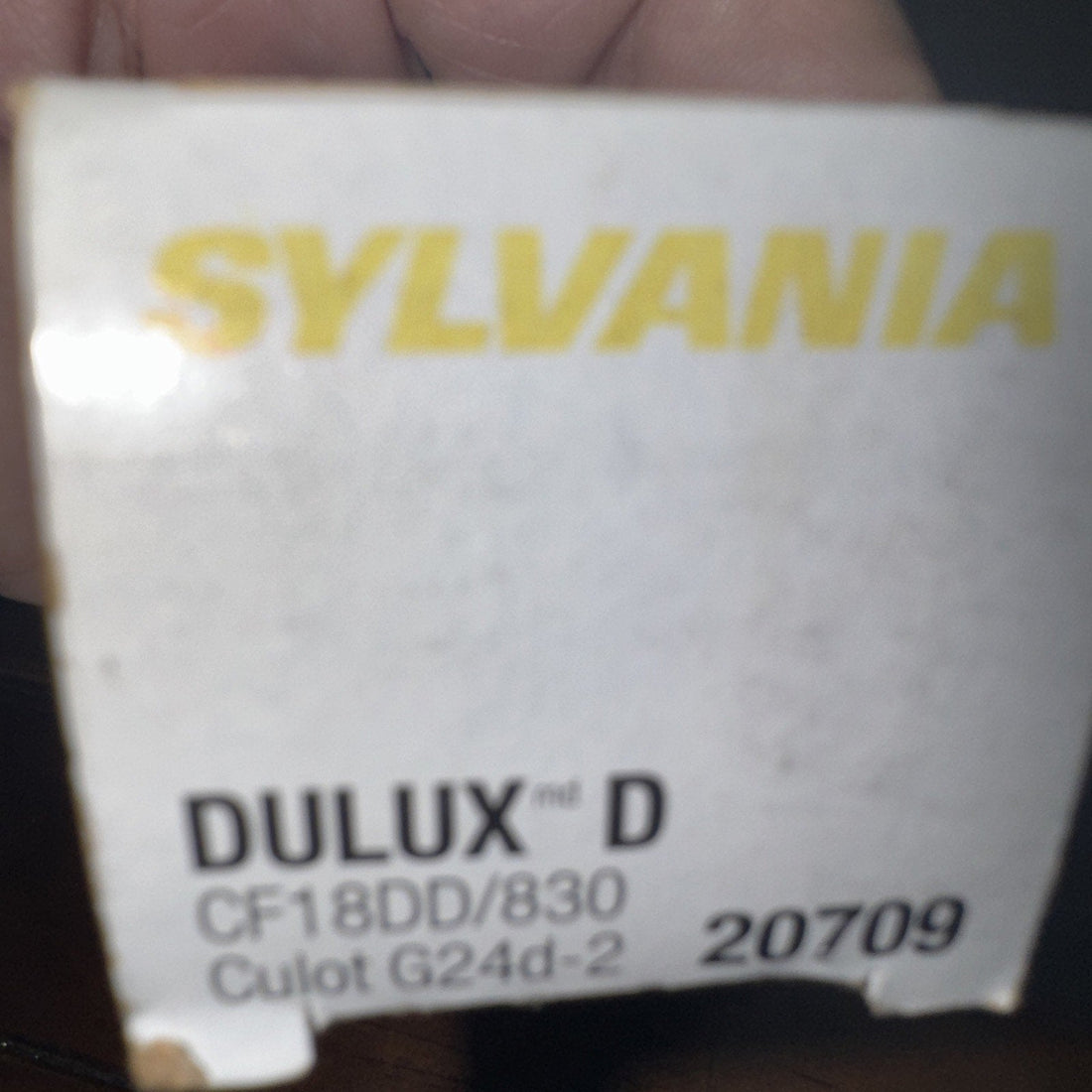 Sylvania 20709 CF18DD/830/ECO 18W CFL Light Bulb