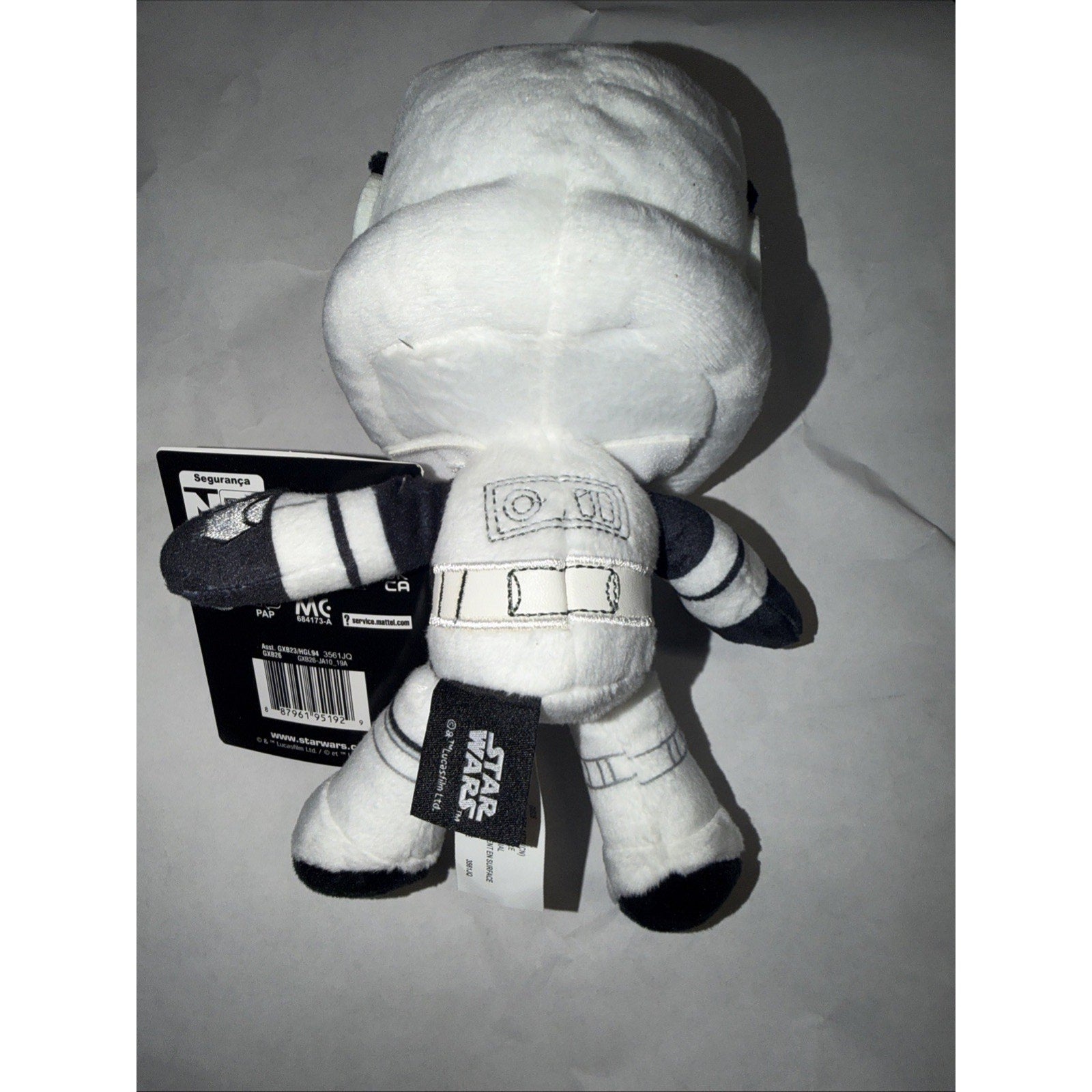 Disney Mattel Star Wars Plush Stuffed Animal - STORMTROOPER (8 inch) - NWT