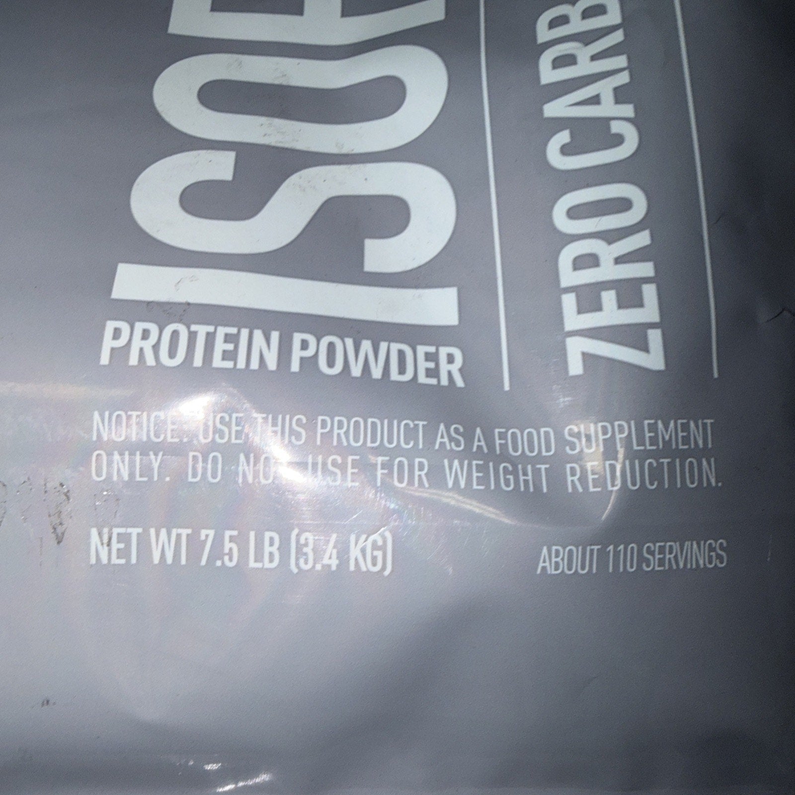Nature's Best Isopure Zero Carb Protein Powder — Cookies & Cream, 7.5 lbs (Best By 1/2027)