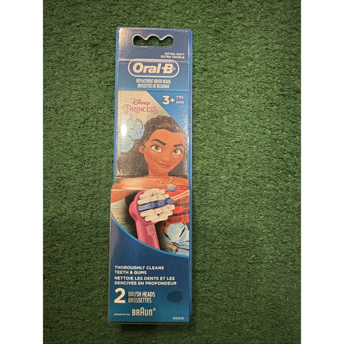 Oral-B Kids Disney Princess Moana Replacement Brush Heads 2Pk Extra Soft Age 3+
