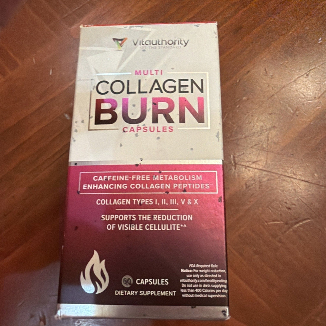 Multi Collagen Burn Capsules for Weight Loss - Hydrolyzed Collagen Peptides 60pc