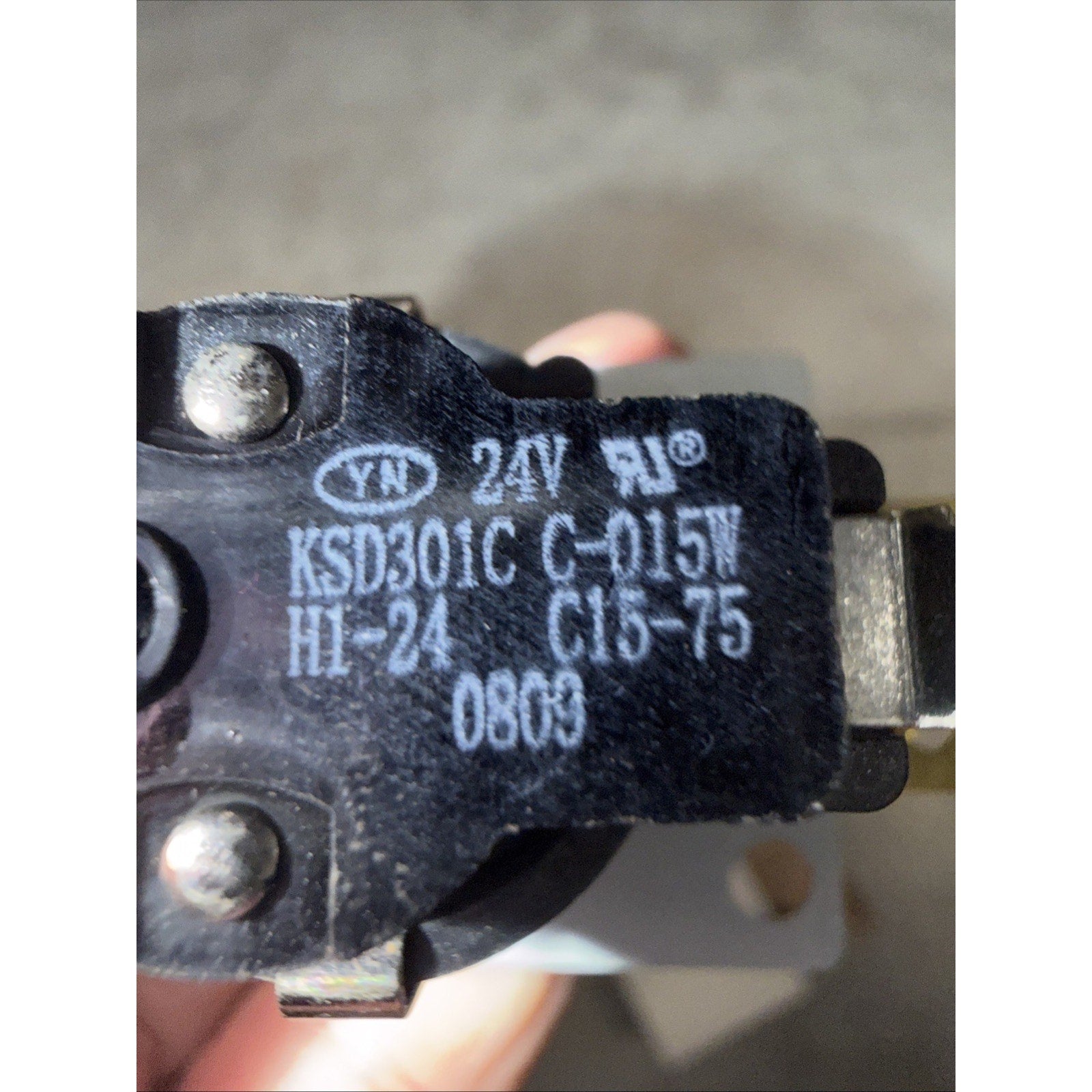 KSD301C 24V HVAC Sequencer Relay Heat Pump Auxiliary Heat Strip Switch
