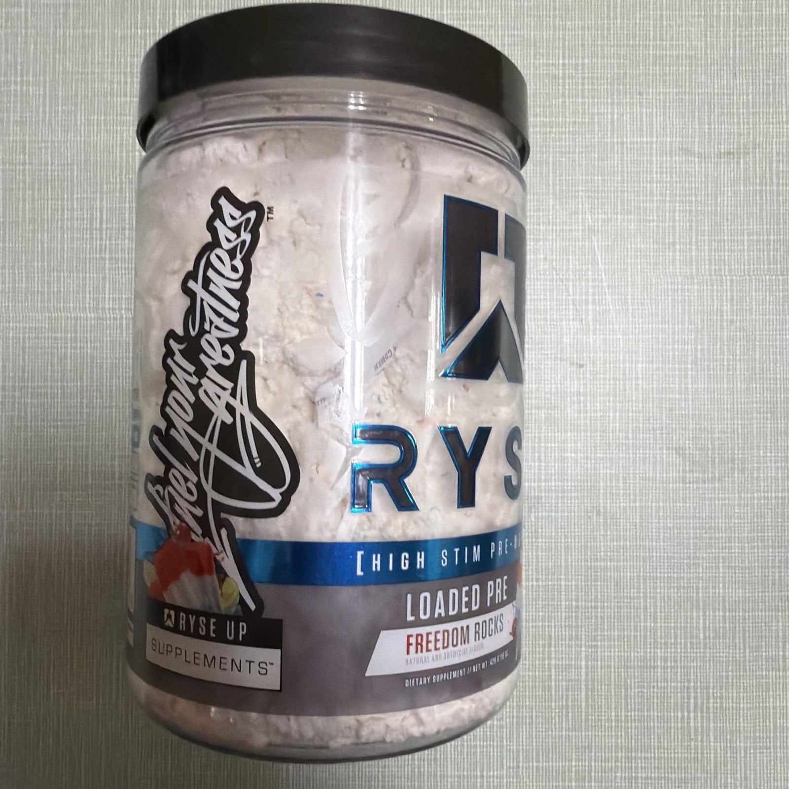 RYSE Loaded Pre, Freedom Rocks, 15oz (426 g)supplement BB 11/2026