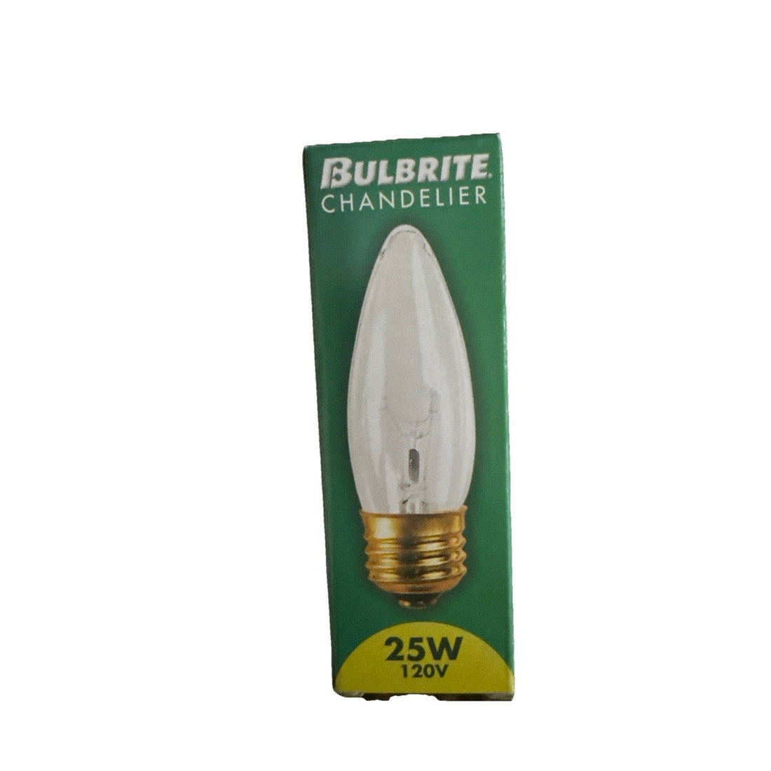 Bulbrite Chandelier 25W 120V Clear Torpedo Standard Base