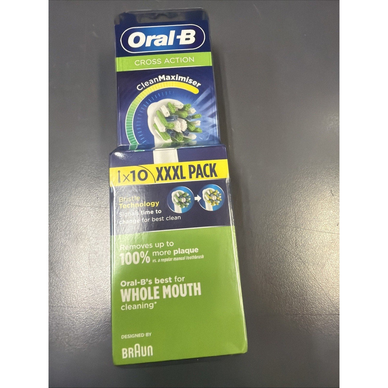 Oral B Cross Action Replacement Brush Heads XXXL Pack (10 heads) Made In Germany