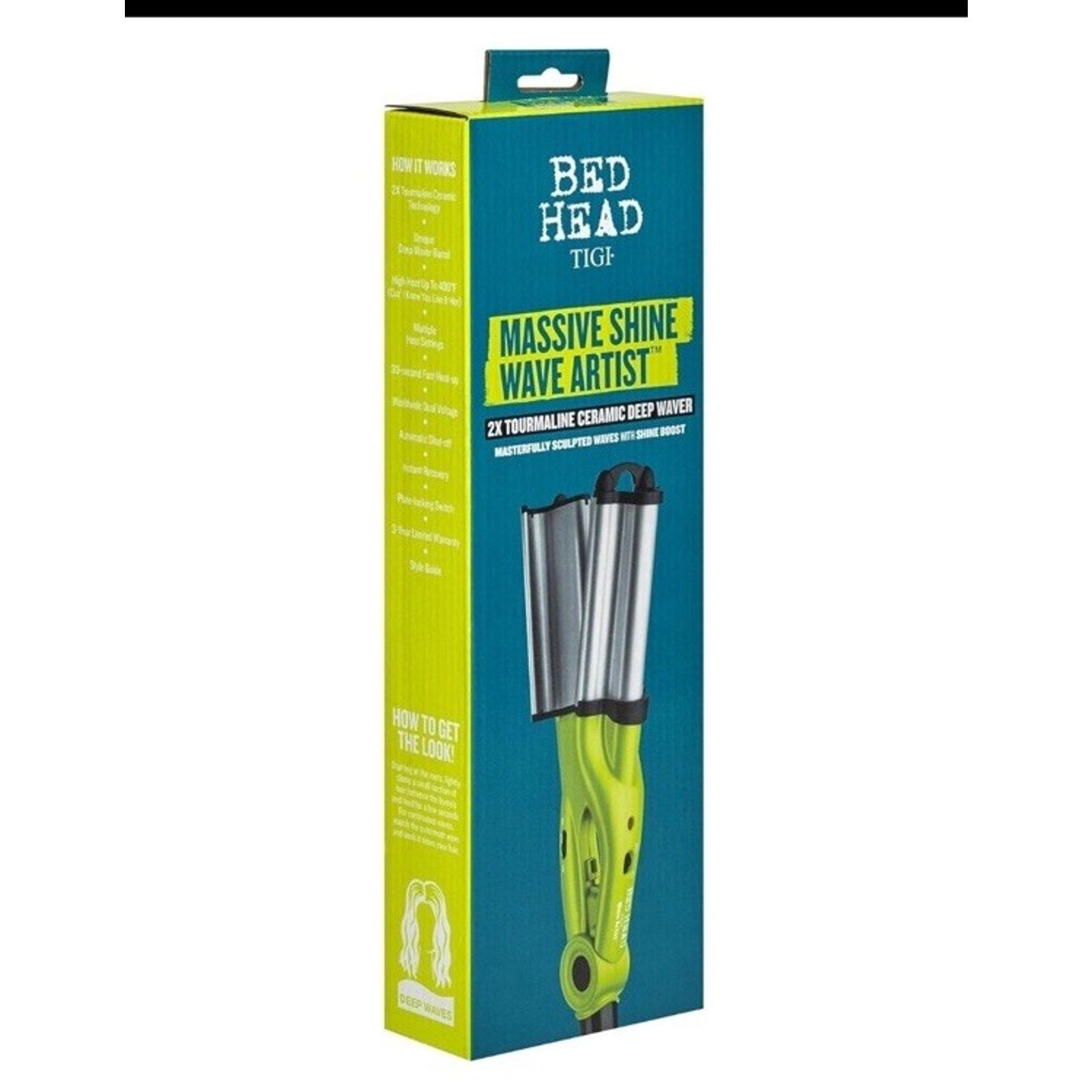 Bed Head Wave Artist Deep Waver | Combat Frizz, Get Long Lasting Results - Green