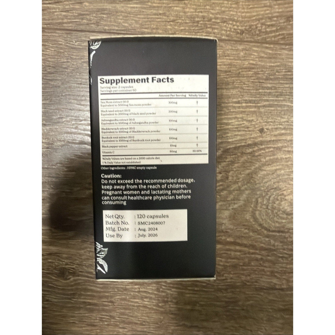 BetterAlt Sea Moss Shilajit, Maca Root, Ginkgo Biloba, Sea Moss, Ashwagandha