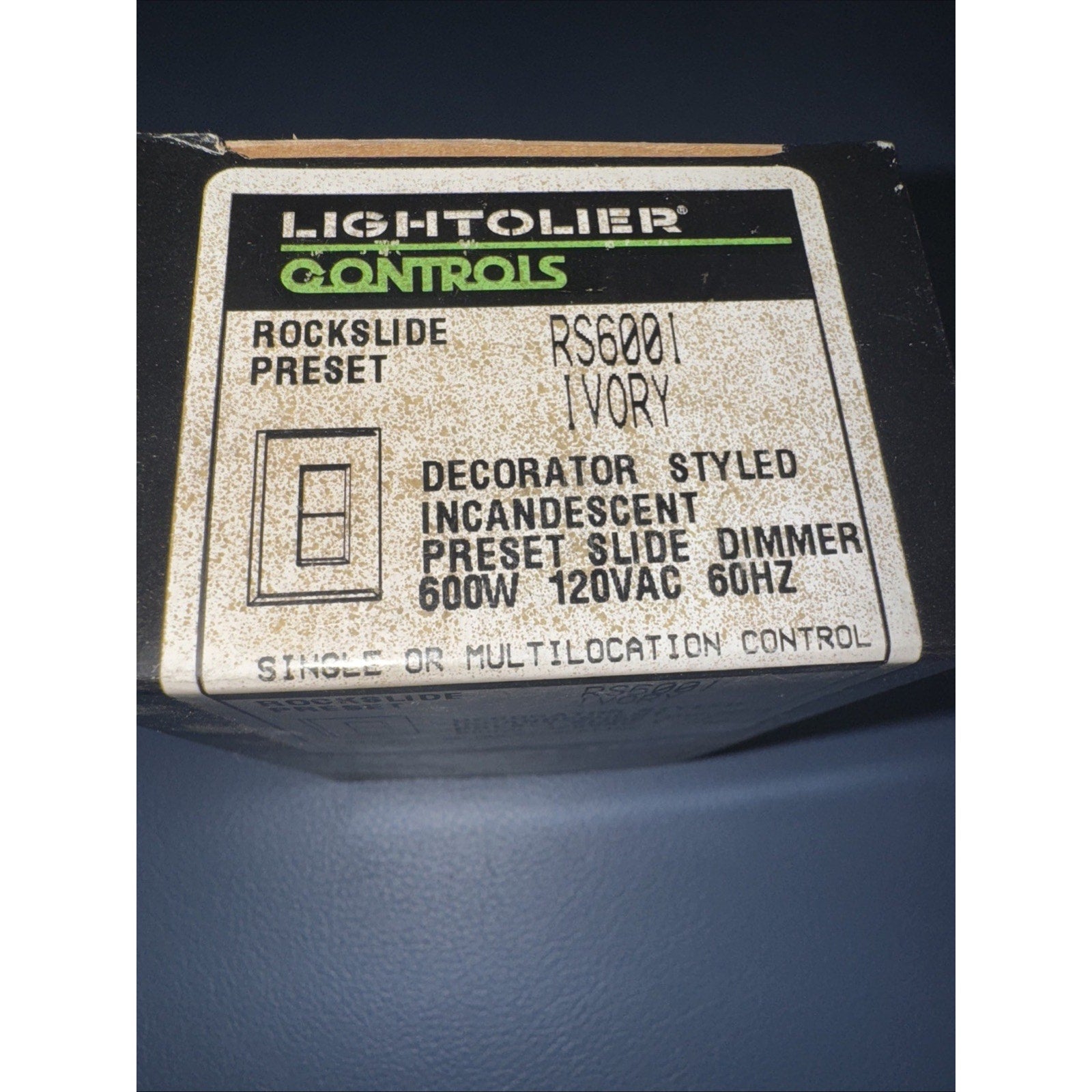 Lighter RS6001 Electronic Solid State Dimmer 600w Ivory