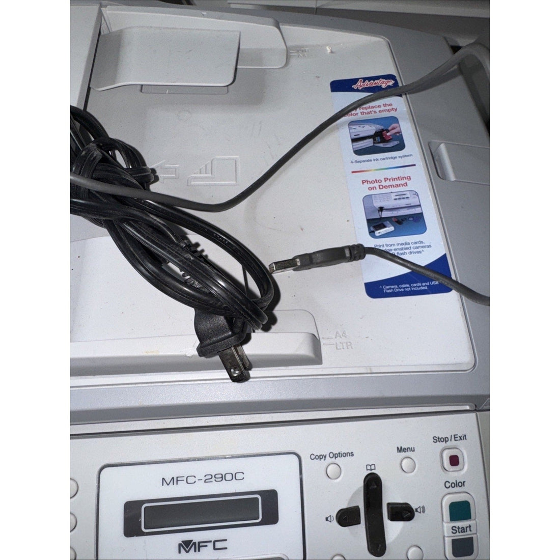 Brother MFC-290C All-in-One Inkjet Printer (For Parts)