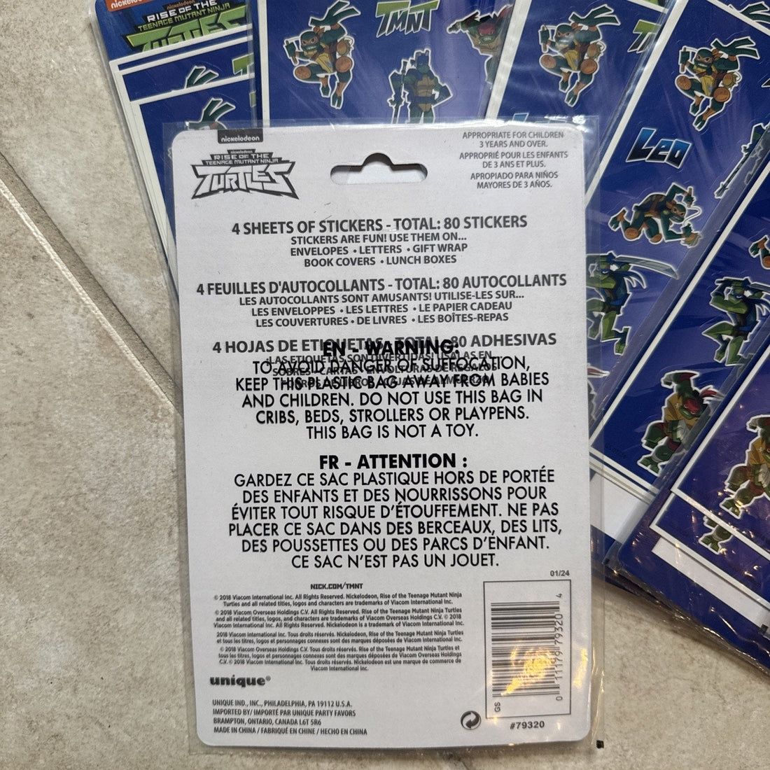 TMNT Party Favors Set – Toys, Bags & Stickers