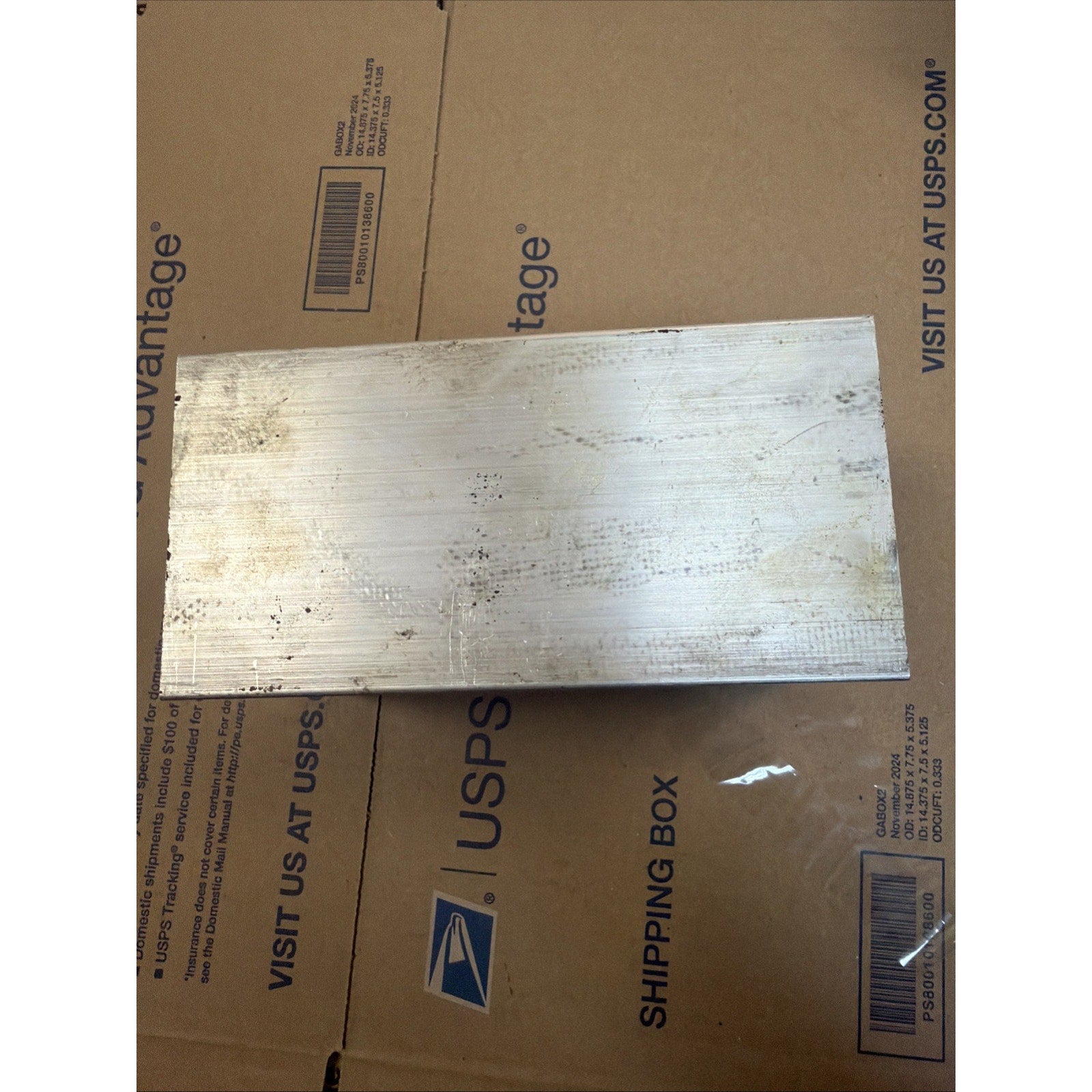 Aluminum Block Billet 6” x 4” x 3” – 7.2 lb Solid Machining Stock