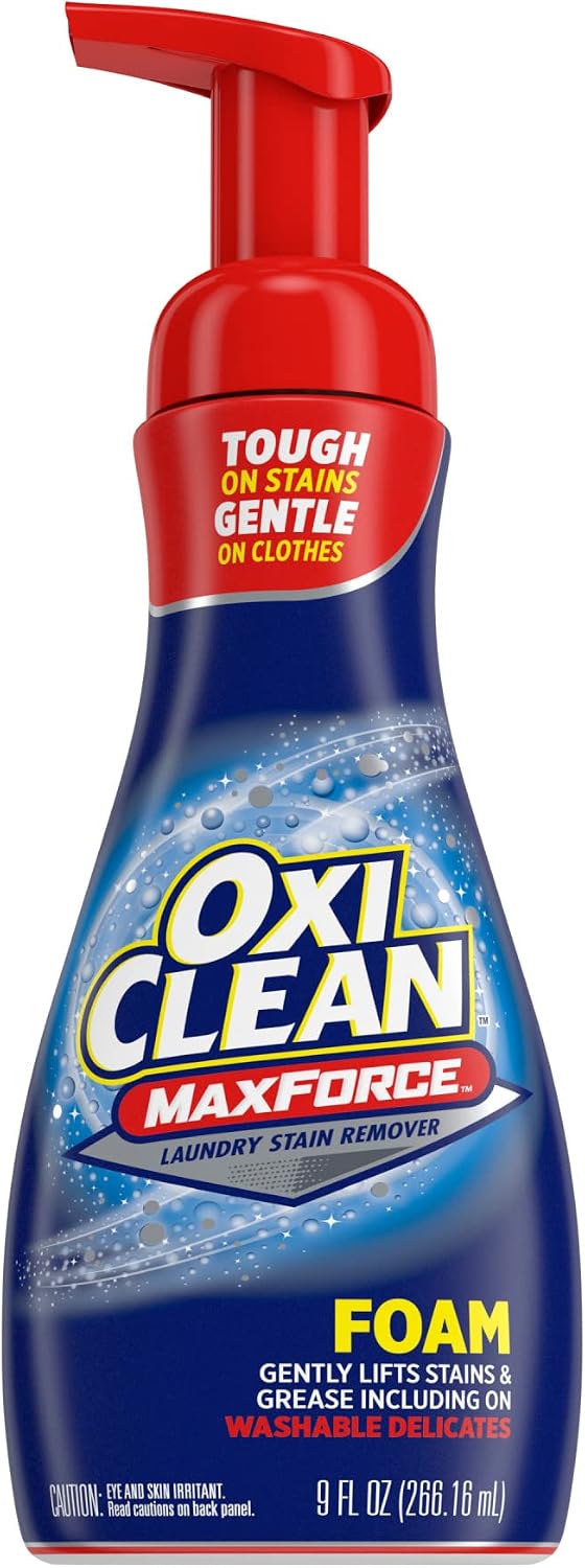 OxiClean MaxForce Foam Laundry Stain Remover, 9 Fl Oz
