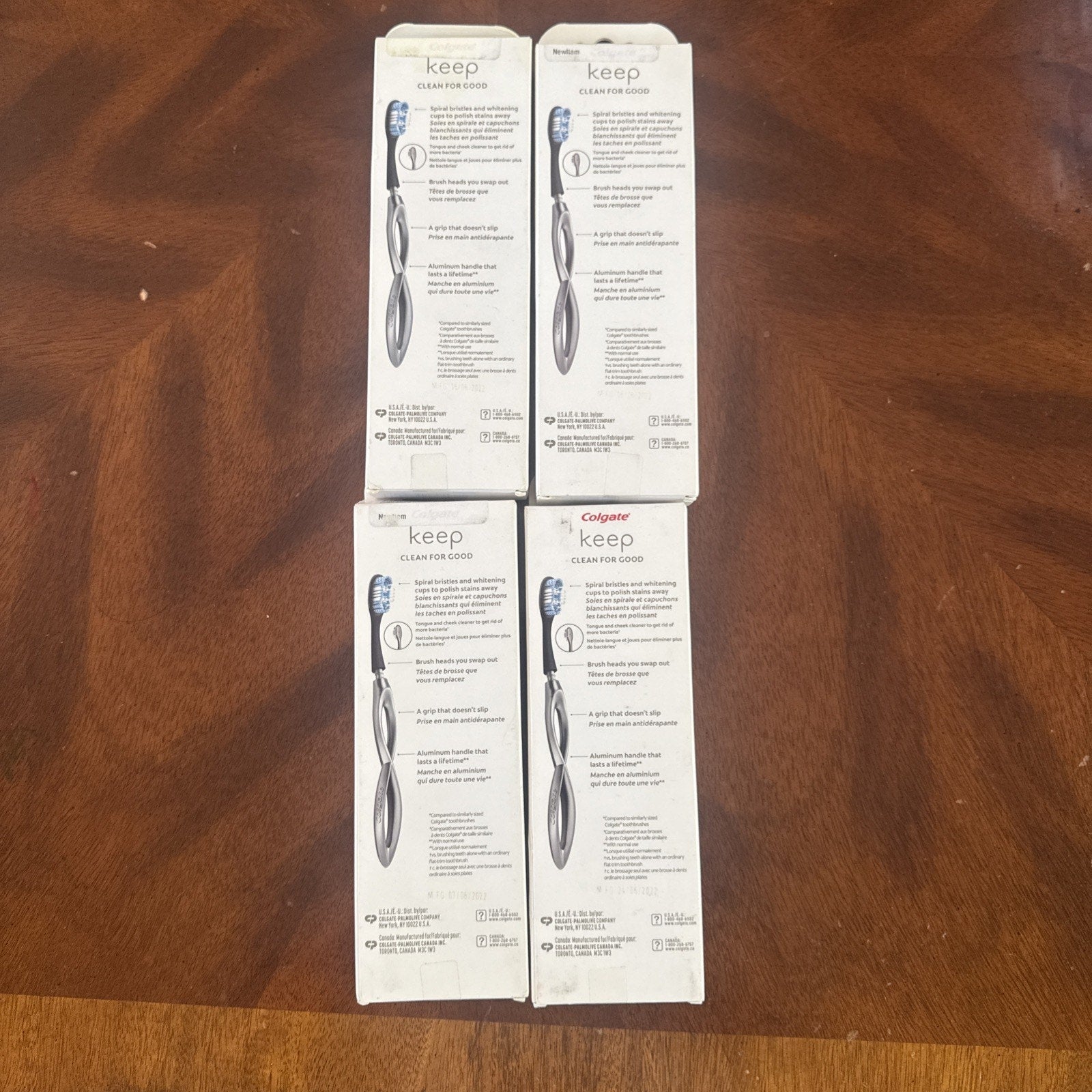 Colgate Keep Whitening Toothbrush Starter Kit, 4x 2-Pack
