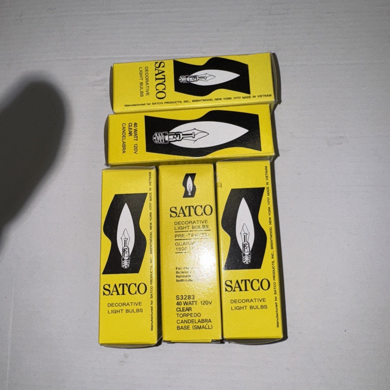 5x Replacement Bulb for SATCO S3283 40W 120V