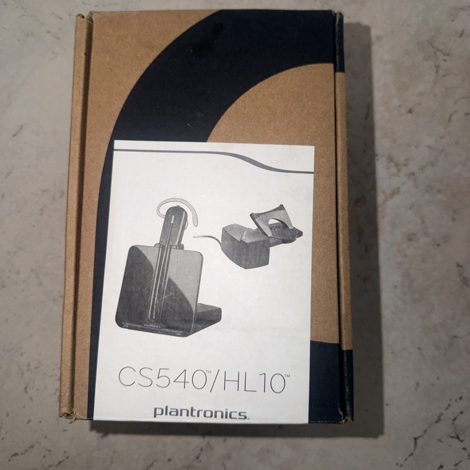 Plantronics CS540 Wireless DECT Office Headset System with HL10 Handset Lifter
