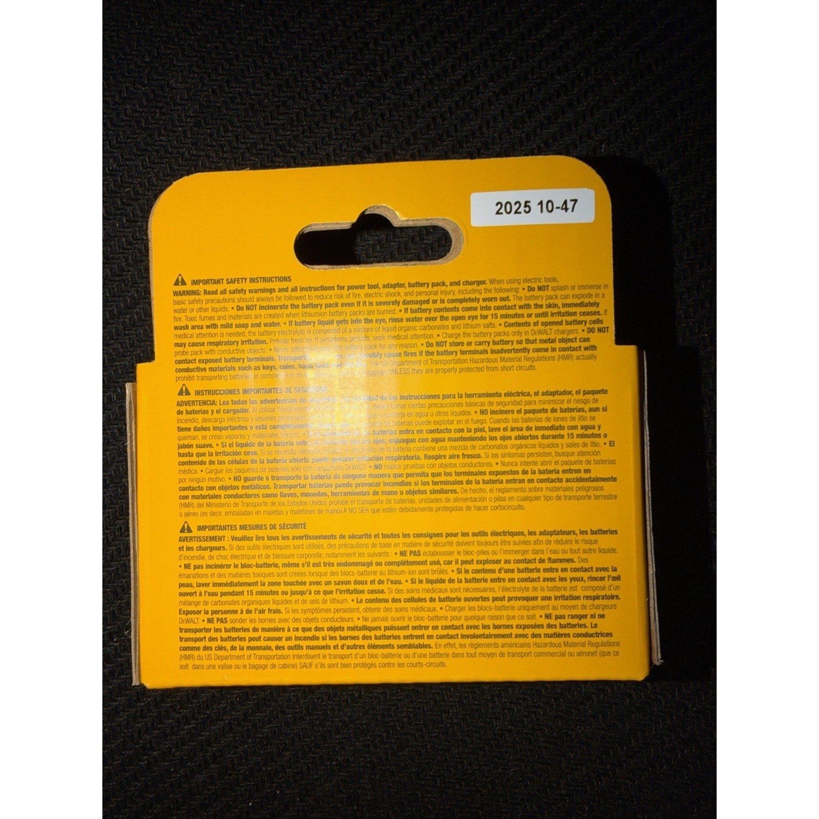 DEWALT DCB124 12V MAX 3Ah Lithium-Ion Battery Pack, Genuine OEM