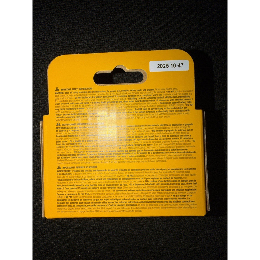 DEWALT DCB124 12V MAX 3Ah Lithium-Ion Battery Pack, Genuine OEM