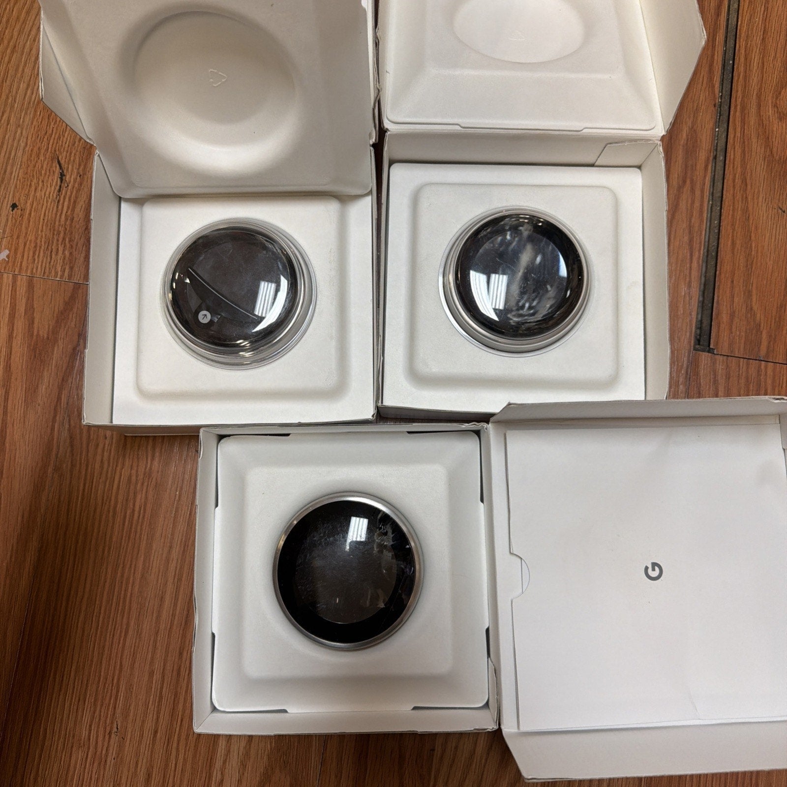 Set Of 3 Nest 3rd Generation Programmable Thermostat T3008US - For Parts