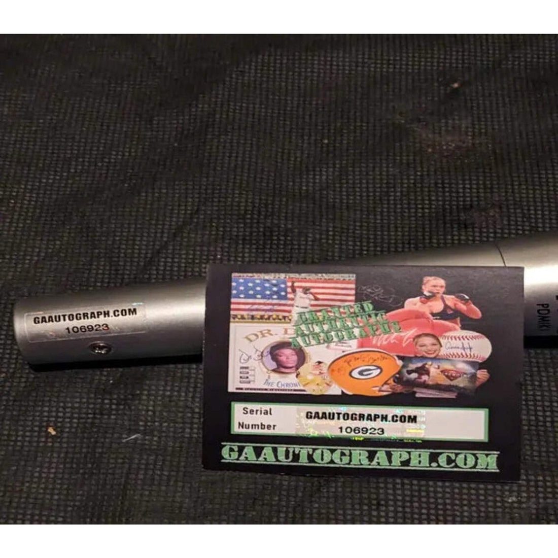 Post Malone autographed microphone with coa
