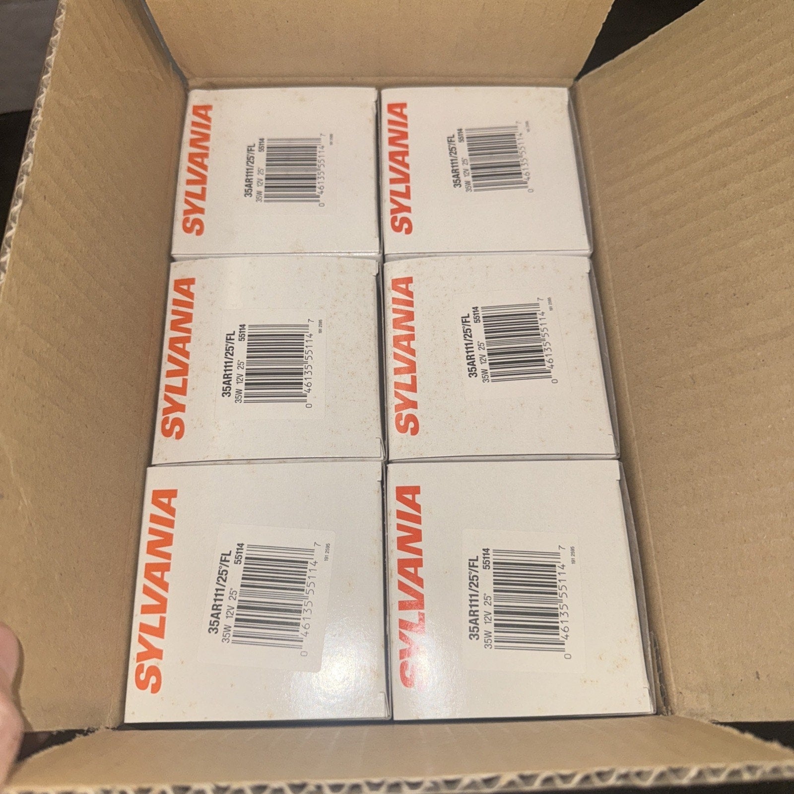 Replacement Bulb for Osram Sylvania (046135541261), 35W 12V, Box of 6