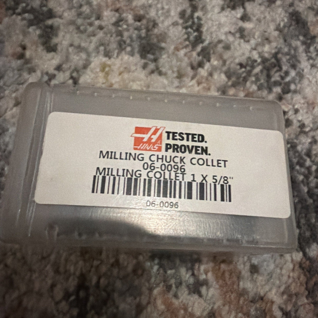Haas 06-0096 Milling Chuck Collet 1” x 5/8” CNC Tool Holder – New in Case