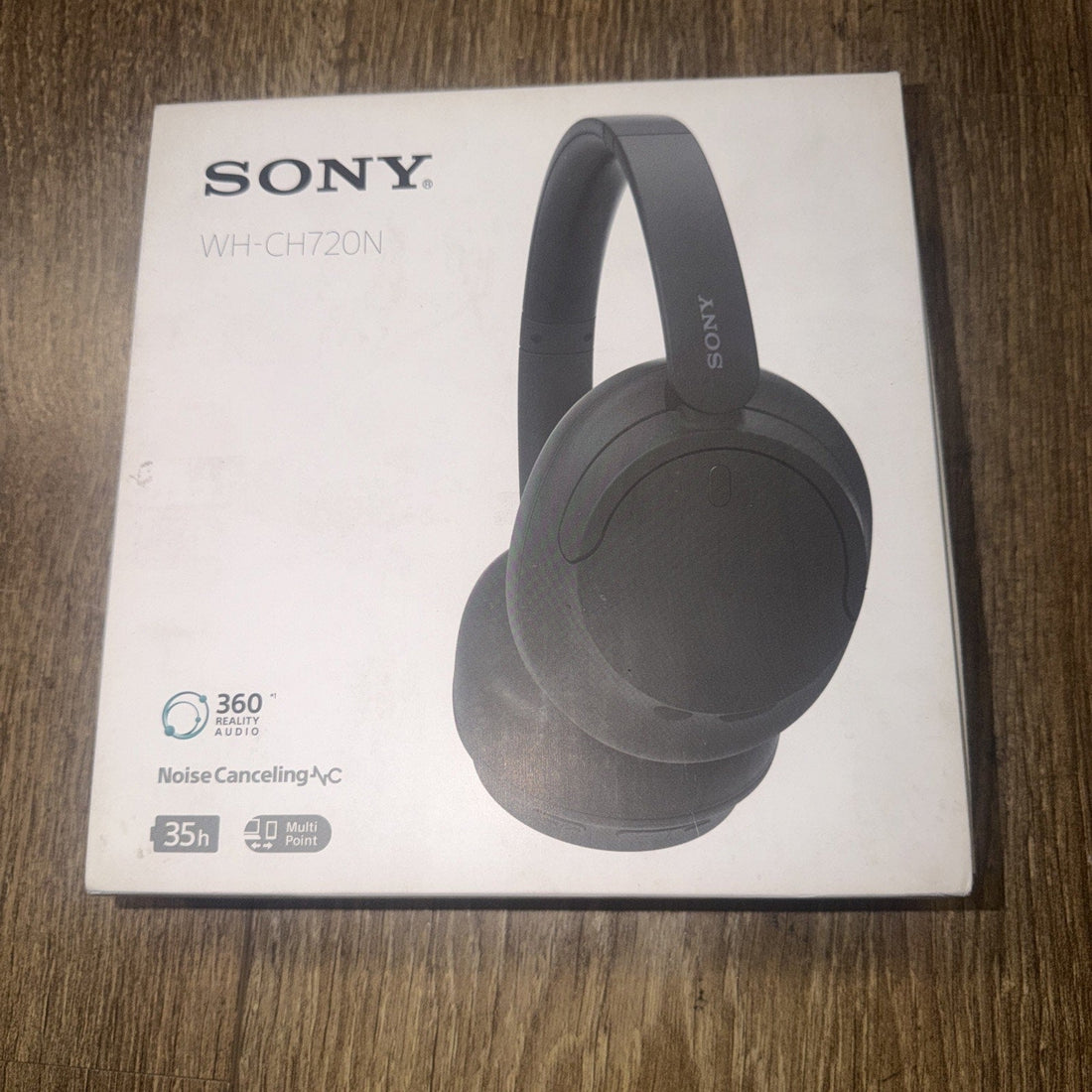 Sony WH-CH720N Wireless Noise Canceling Over-Ear Headphones — Black (Open Box)