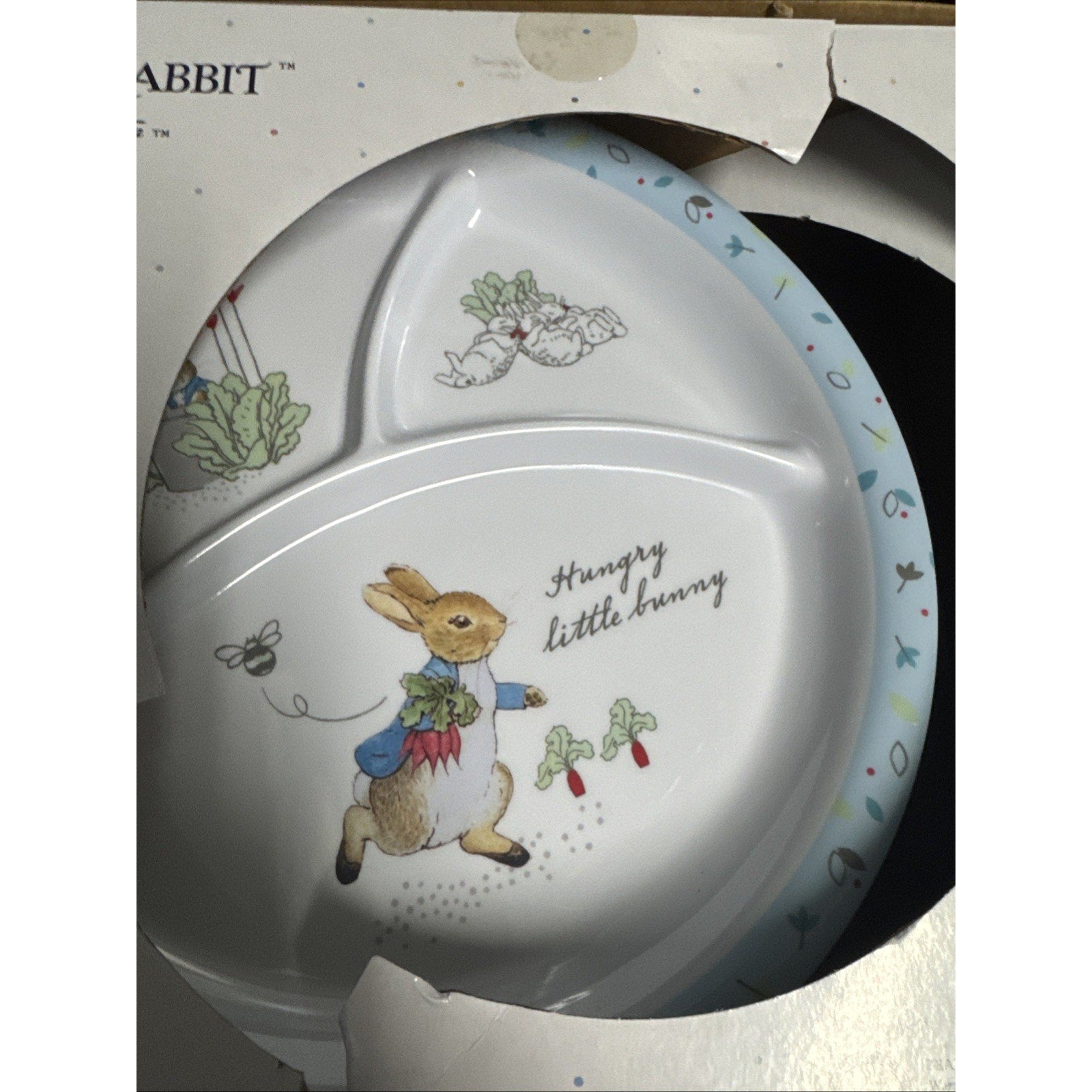 Beatrix Potter Peter Rabbit 5 Piece Kids Dinnerware Set
