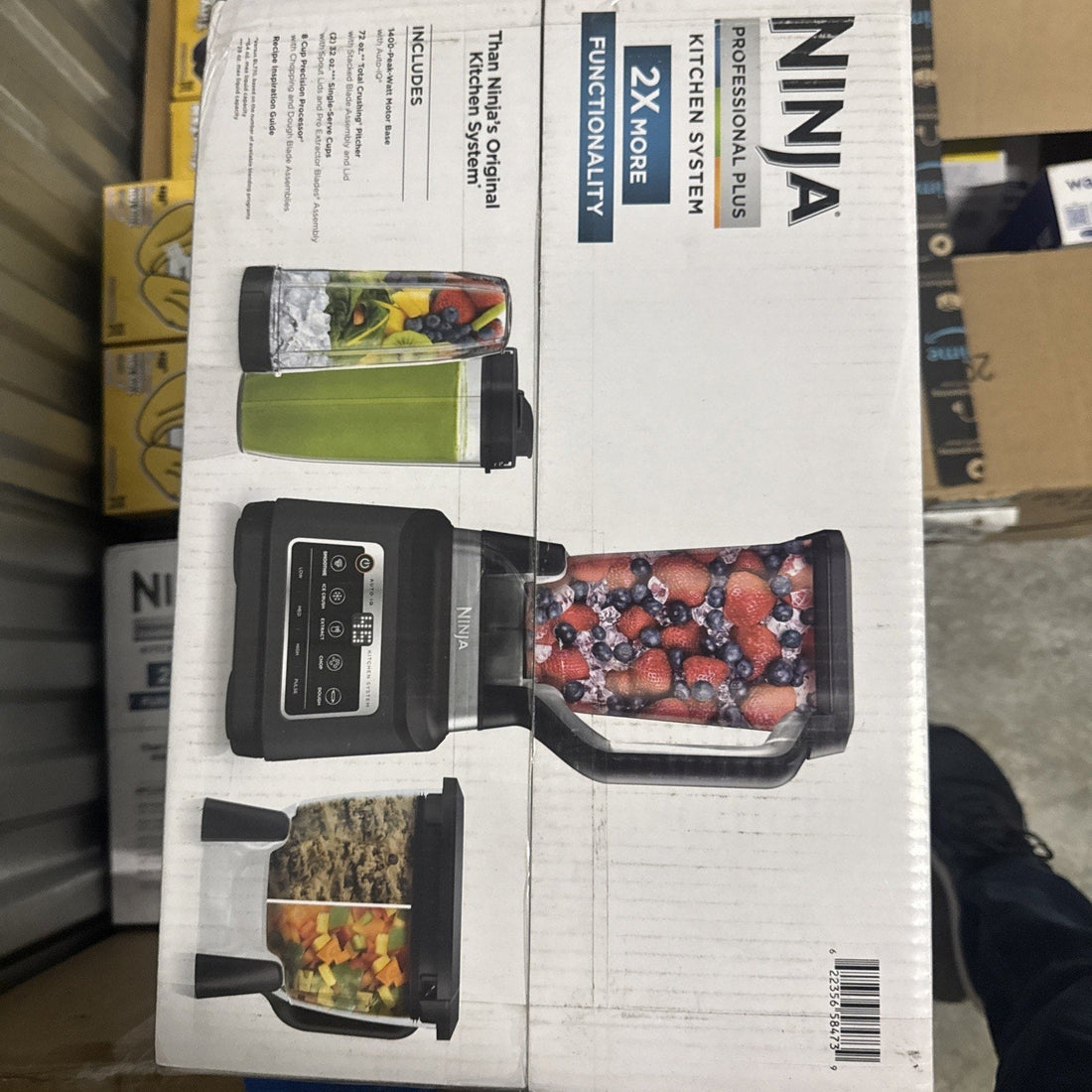Ninja BN805A Professional Blender, 64 oz, 5-Speed, 120V