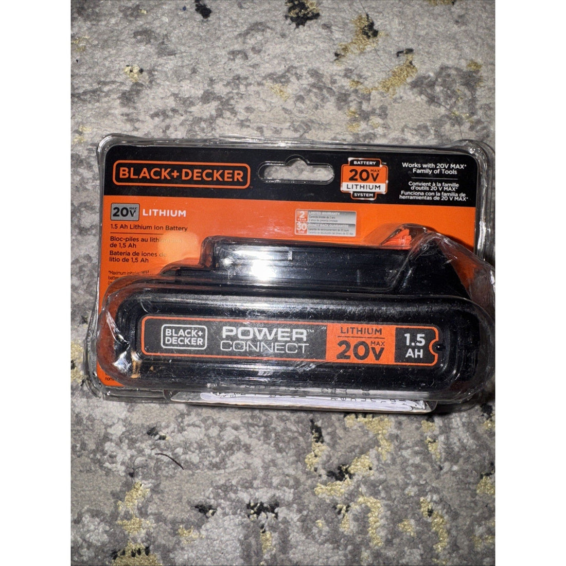 BLACK+DECKER LBXR2020-OPE 20V MAX Lithium Battery