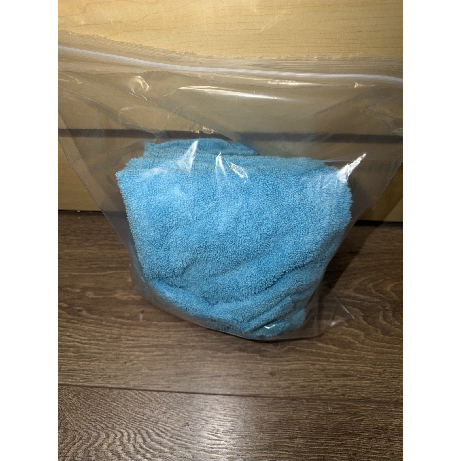 Microfiber Cleaning Towels 12 Pack 14x14 Blue Reusable Streak Free Cloths Lot