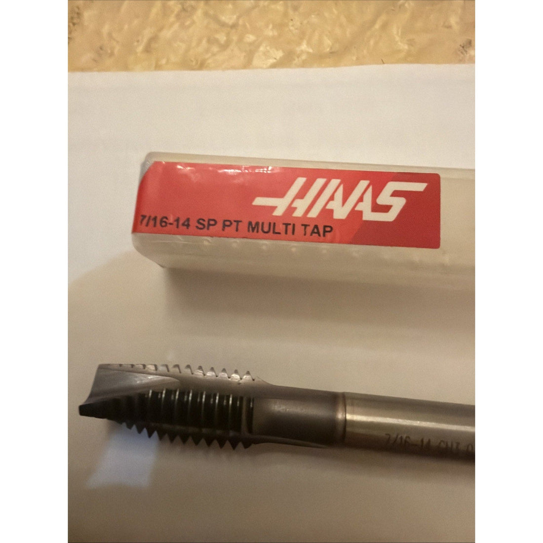 Haas 7/16-14 UNC HSS-E Spiral Flute Tap GH3 TiCN Mod Bottoming 03-0135 New