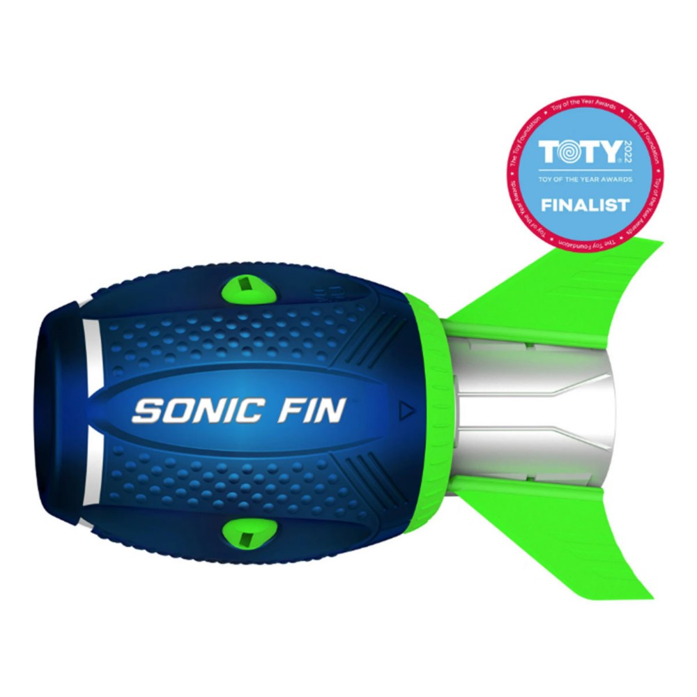 Aerobie Sonic Fin Aerodynamic Football by Russell Wilson, for Kids and Adults