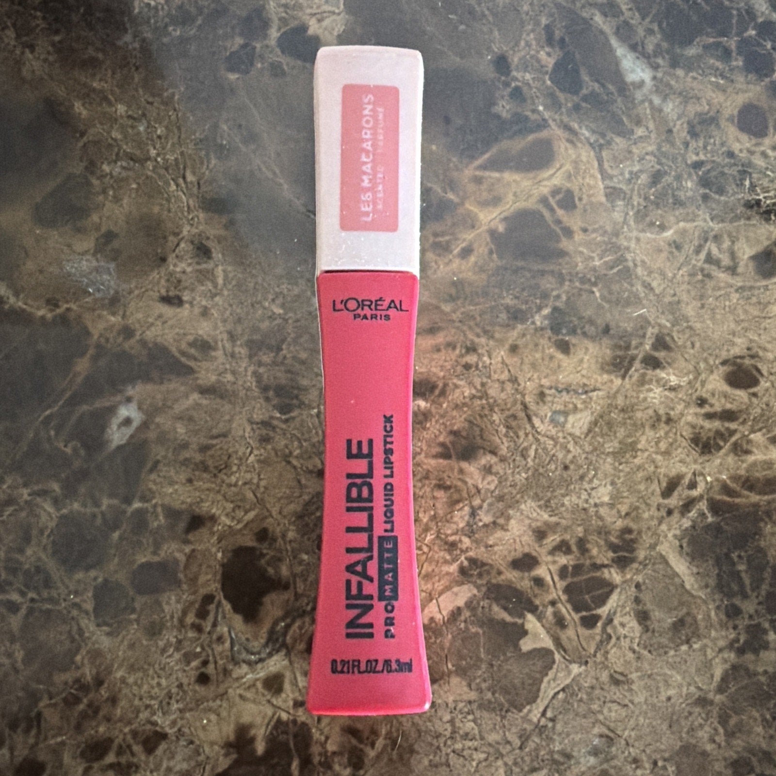 L'Oreal Paris Infallible Pro-Matte Les Macarons Scented Liquid Lipstick, 828 Framboise Frenzy