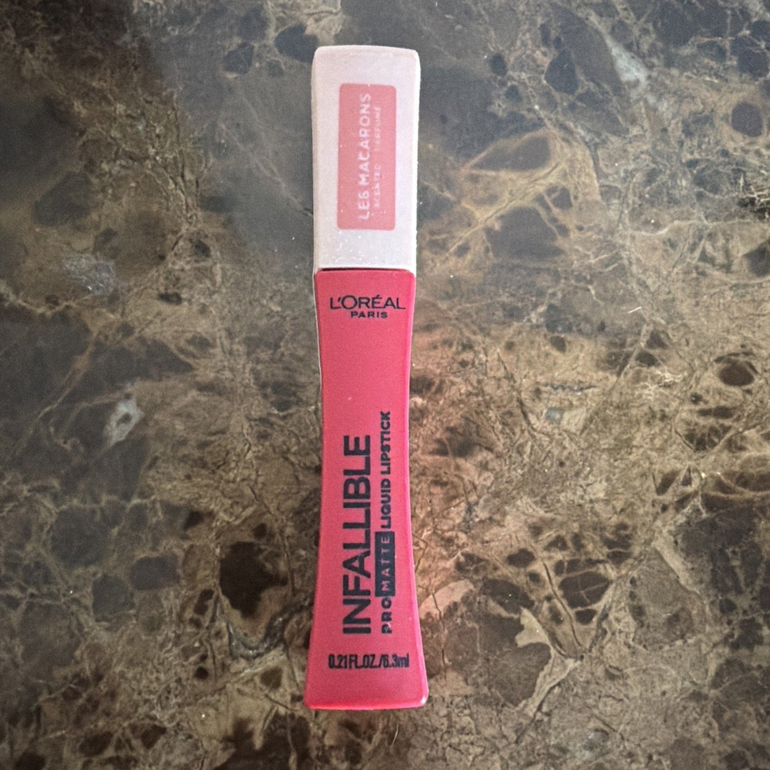 L'Oreal Paris Infallible Pro-Matte Les Macarons Scented Liquid Lipstick, 828 Framboise Frenzy