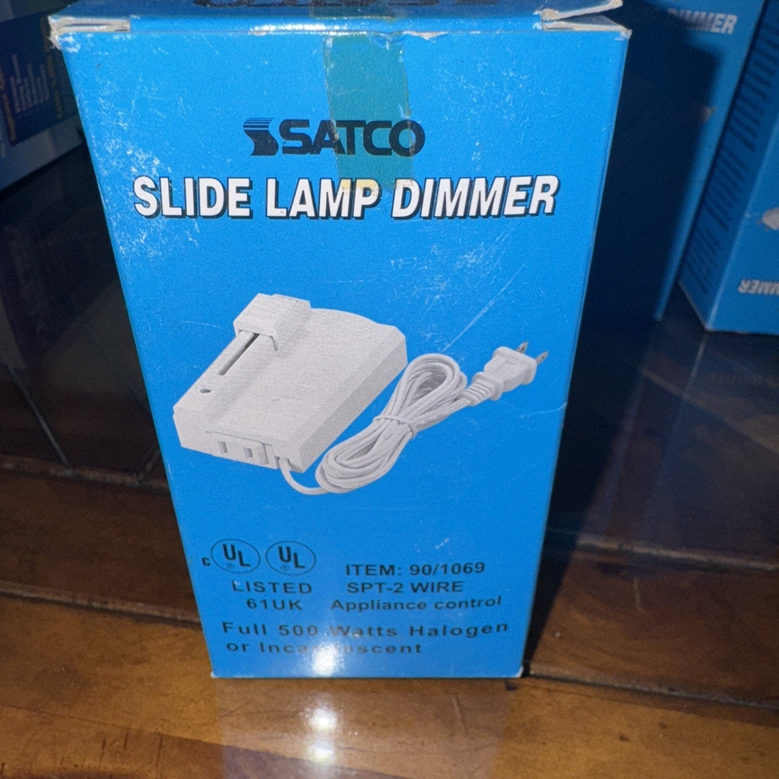 Slide Lamp Dimmer, White, 500W 120V 4.3A (90-1069)