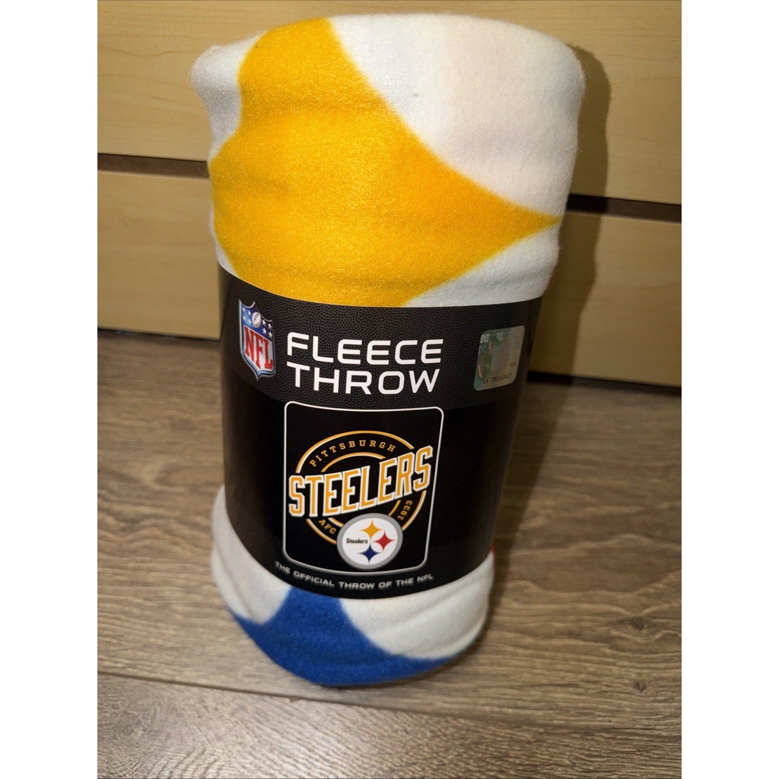Pittsburgh Steelers Fleece Throw Blanket NFL Football 50" x 60" AFC 1933 Sports