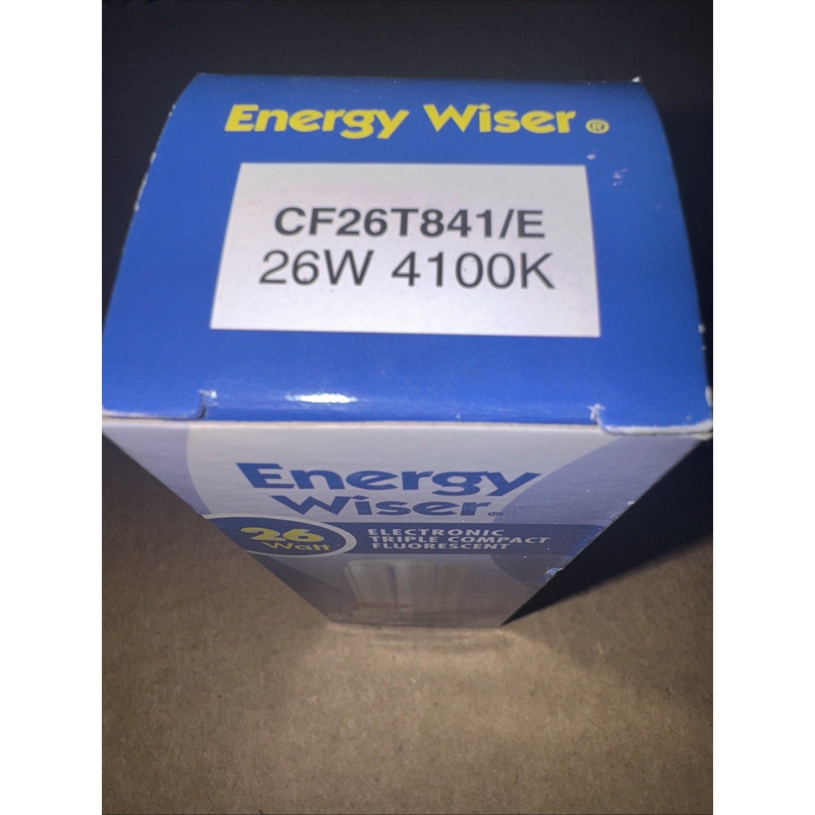 Bulbrite 524346 CF26T841/E CFL 26W T4 Triple Tube 4-Pin GX24q-3 4100k Cool White