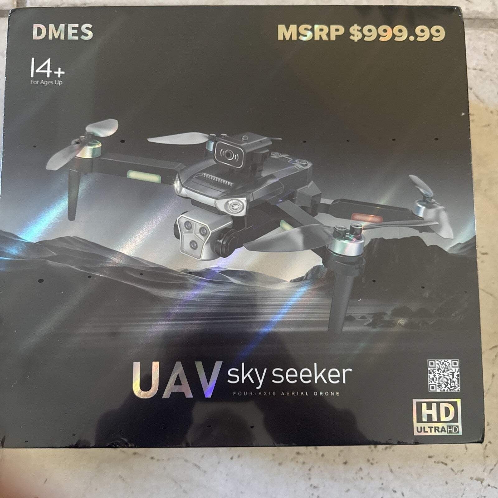 DMES P19 Pro Drone, Ultra HD 4K Video, Obstacle Avoidance