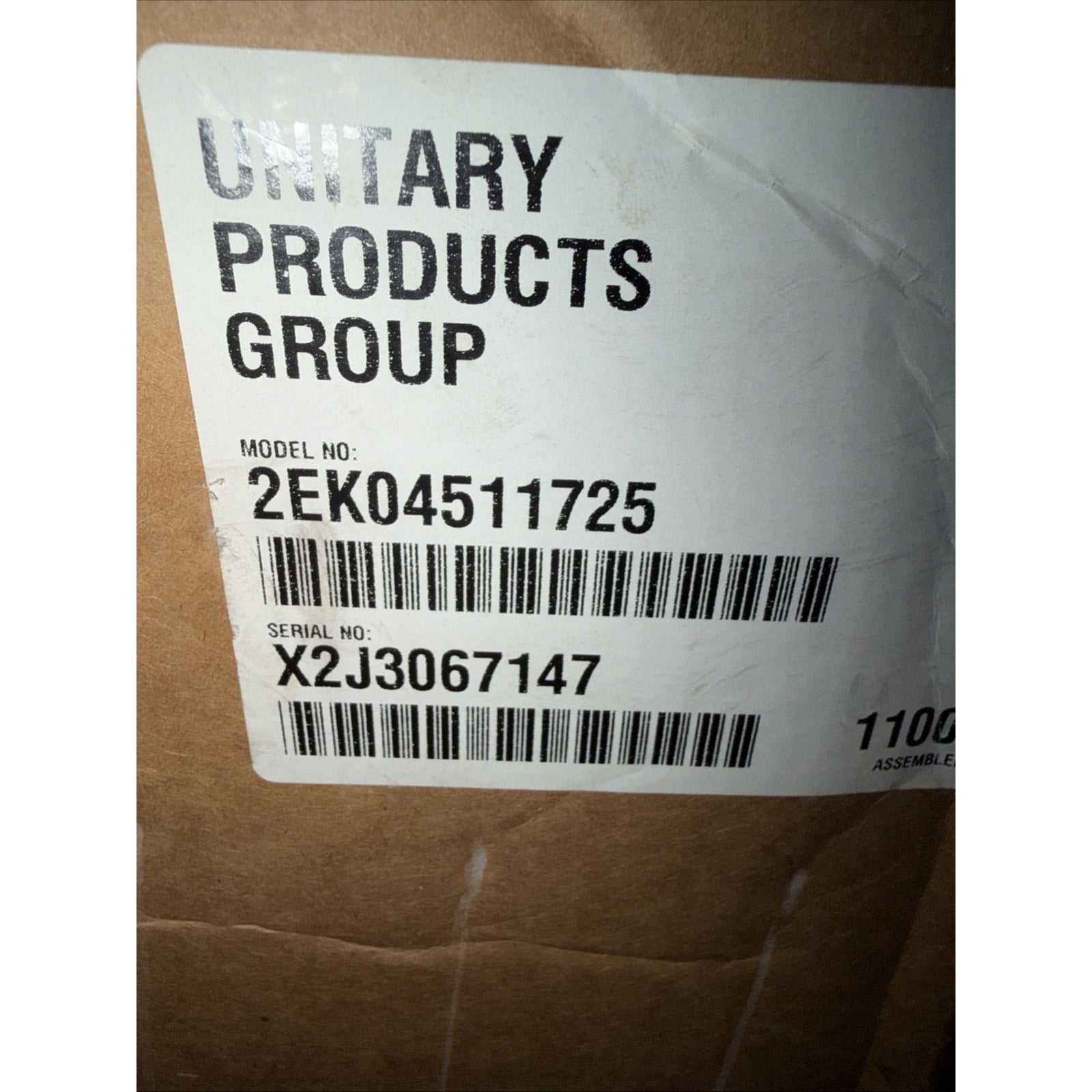 Unitary 2EK04511725 16kW 230V 3 Phase Electric Heat Kit HVAC Heater