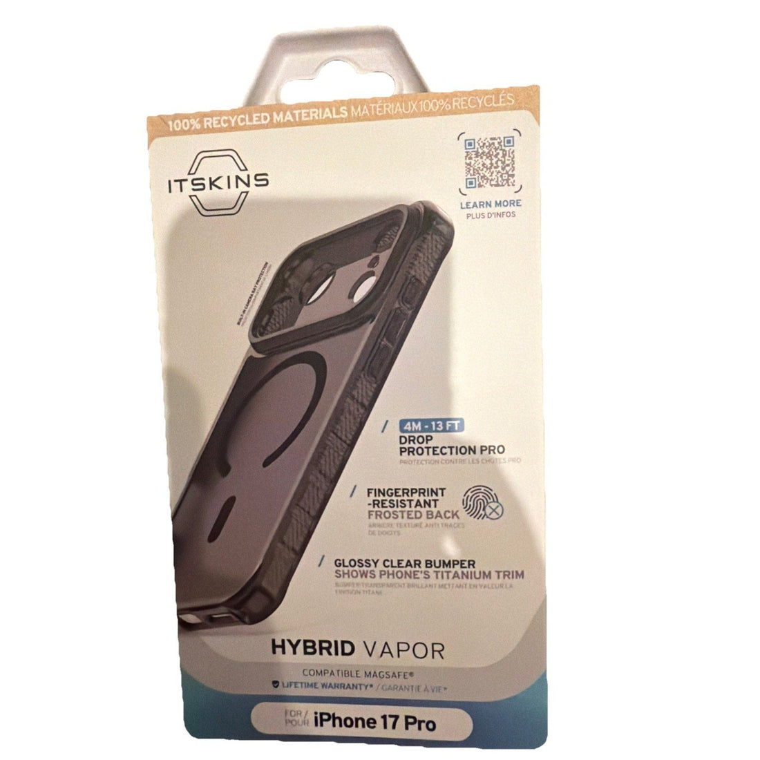 ITSKINS Hybrid Vapor Case for iPhone 17 Pro, MagSafe Compatible (New)