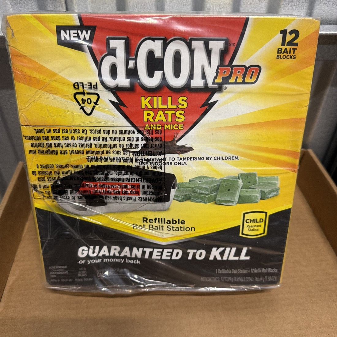 d-CON Pro Rat Bait Station with 12 Blocks
