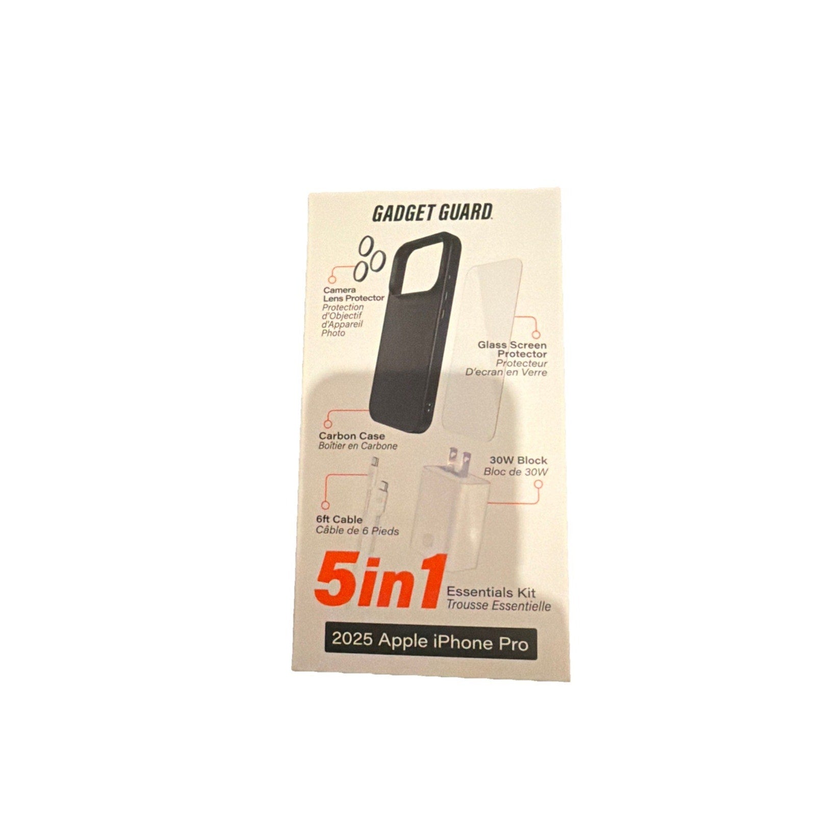 Gadget Guard 5 In 1 2025 iPhone 17 Pro Black