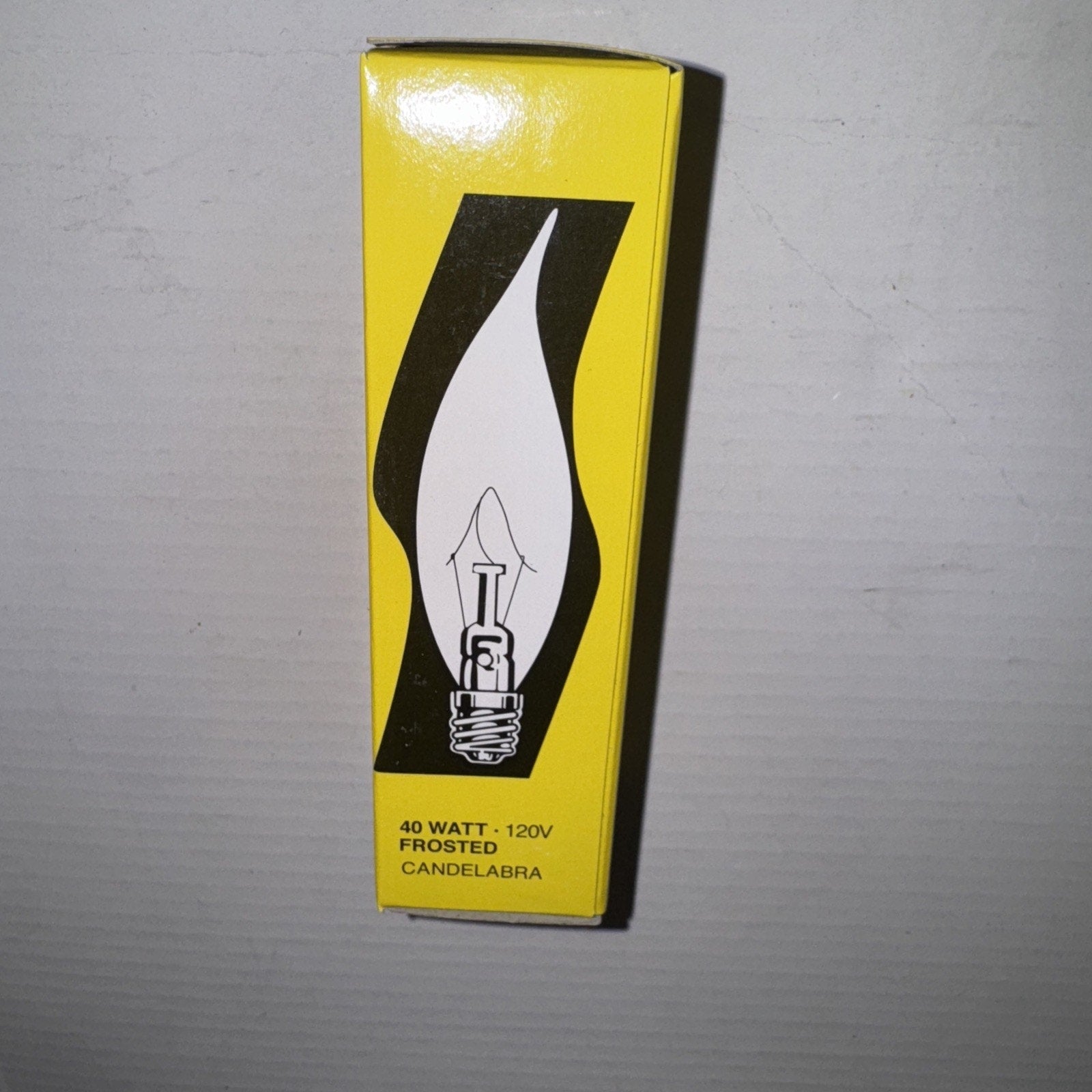 Satco S3279 Candelabra Base Bulbs 40W 120V Frosted Flame Tip