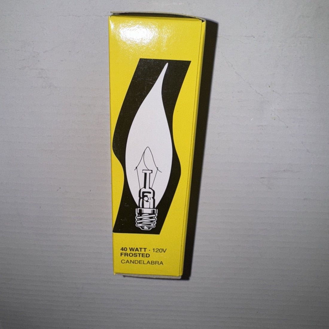 Satco S3279 Candelabra Base Bulbs 40W 120V Frosted Flame Tip